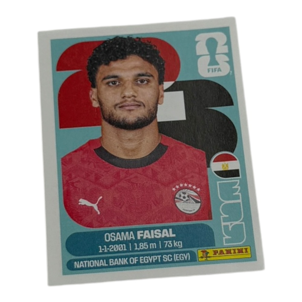 Panini FIFA World Cup 2026 Osama Faisal Egypt Sticker EGY 16 Soccer Card